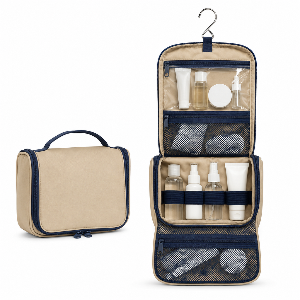 RollEase Hanging Toiletry Organizer