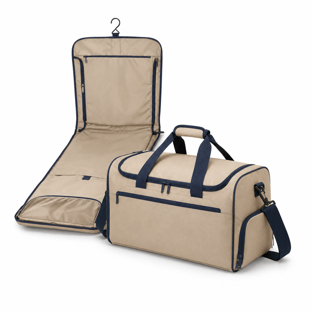 FoldRoute Convertible Garment Travel Bag – Carry-On Duffel