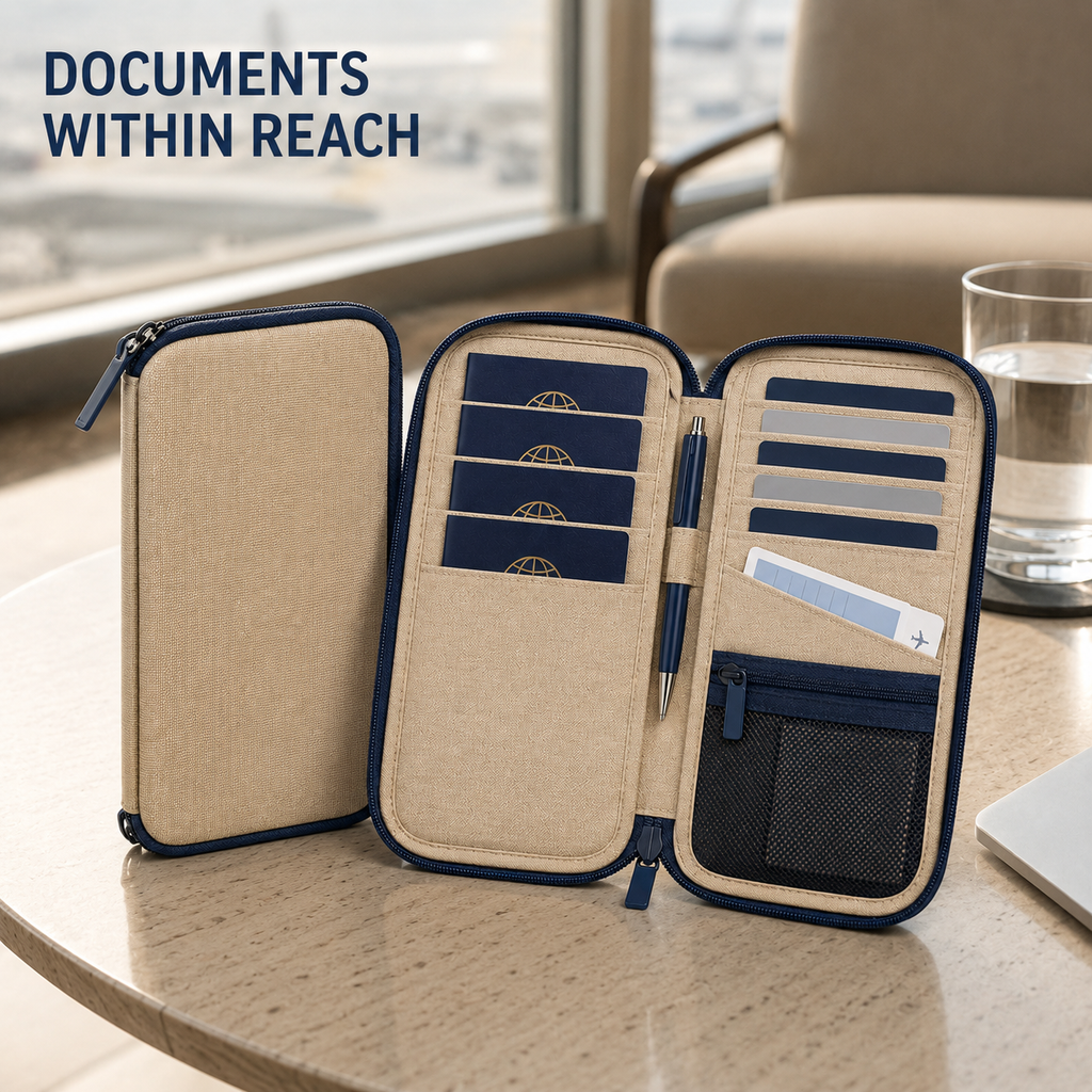 RouteKeep Passport & Travel Document Wallet