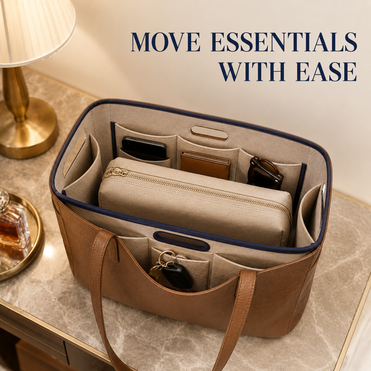 FormNest Felt Handbag Organizer Insert