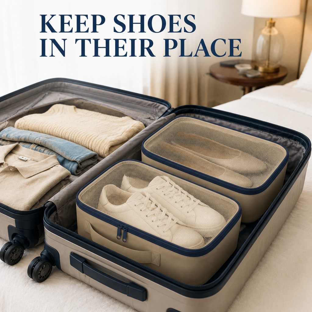 StepNest Travel Shoe Organizer Pair – Set of 2