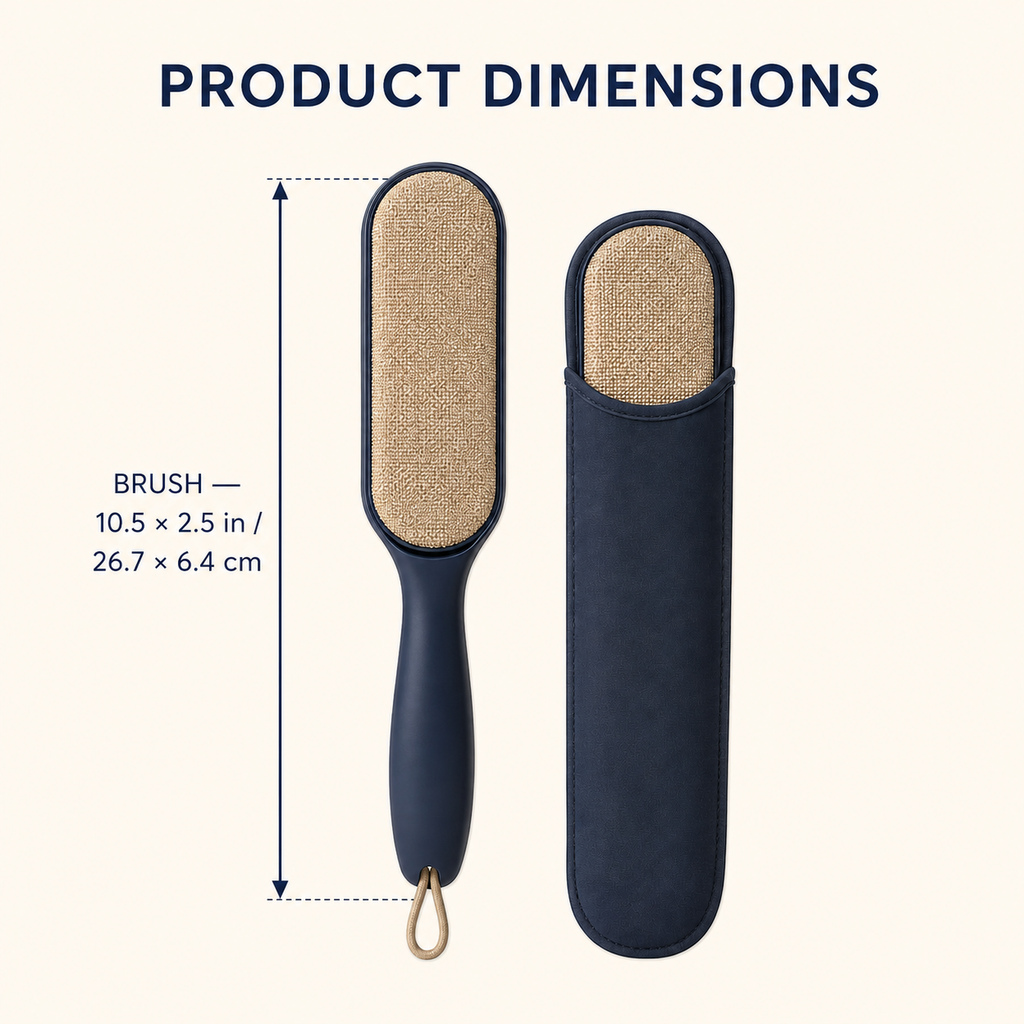 LintRoute Reusable Double-Sided Garment Brush